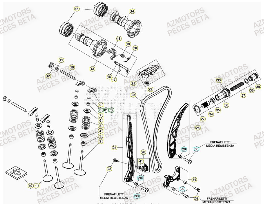 BOUCHON ARBRE COUVERCLE D EMBRAYAGE - BETA pour DISTRIBUTION de RR 480 RACING 21