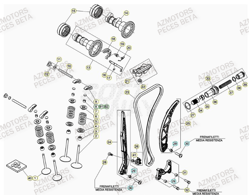 BOUCHON ARBRE COUVERCLE D EMBRAYAGE - BETA pour DISTRIBUTION de RR 480 RACING 22