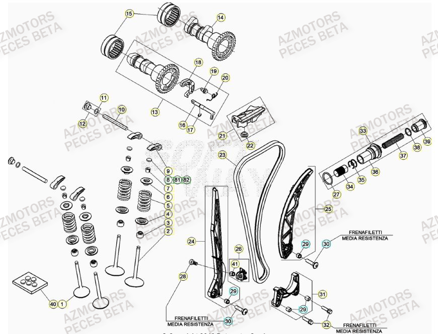 BOUCHON ARBRE COUVERCLE D EMBRAYAGE - BETA pour DISTRIBUTION de RR 480 RACING 23