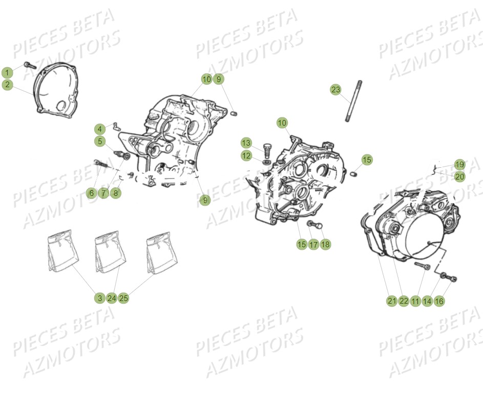 Carter AZMOTORS PiÃ¨ces Beta RR 50 SPORT - 2018