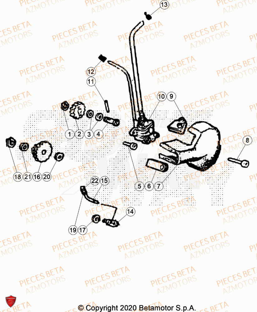 Pompe A Huile AZMOTORS PiÃ¨ces Beta RR 50 SPORT - 2020
