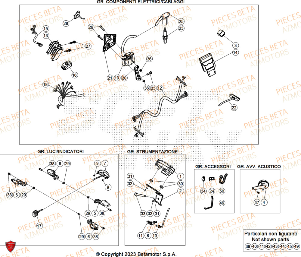 Equipement Electrique AZMOTORS PiÃ¨ces BETA EVO 300 2T - [2025]