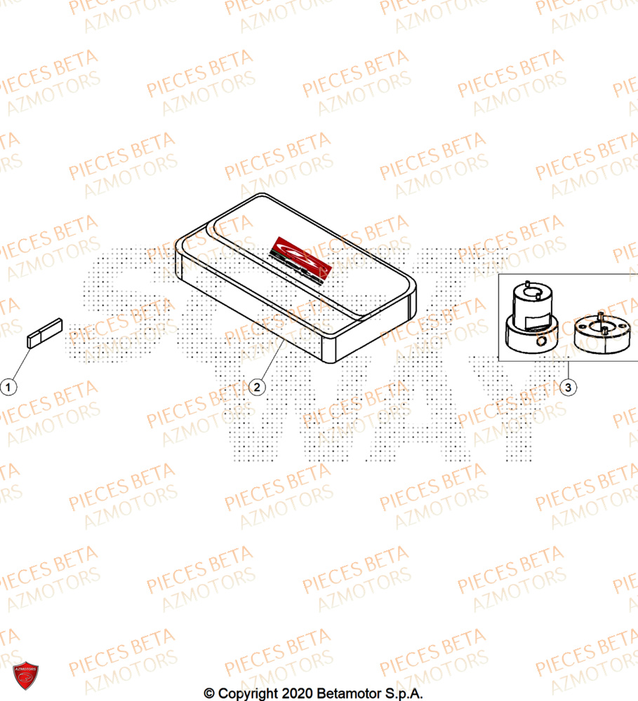 Manuel AZMOTORS Pieces BETA ENDURO XTRAINER 250 2T - (2025) EURO5+