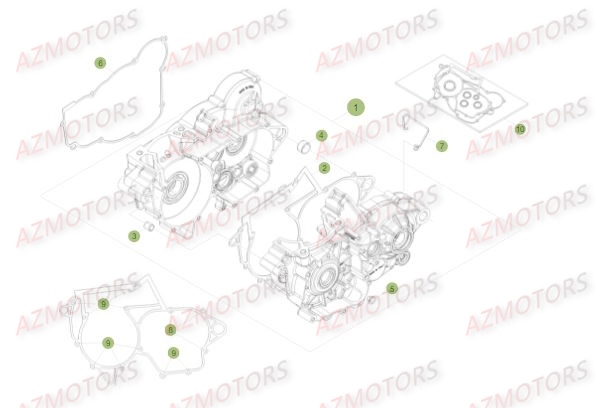Carter AZMOTORS PiÃ¨ces BETA RR XTRAINER 250 2T - [2018]